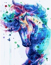 Картина по номерам Paintboy GX 27015 Фантастический конь 40x50 см