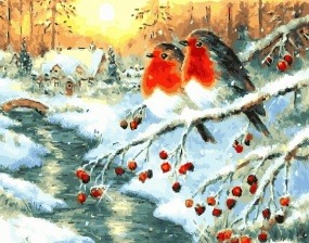 Картина по номерам Paintboy PK 16038 (GX 25736) У зимней реки 40x50 см