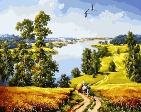 Картина по номерам Paintboy GX 9578 Созревшие хлеба (Гордеев) 40х50 см