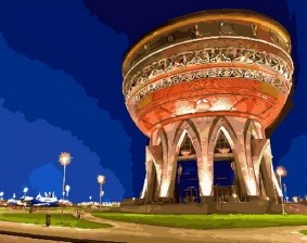 Картина по номерам Paintboy PK 33008 Вечерний стадион 40x50 см