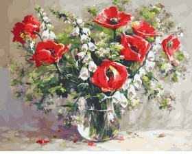 Картина по номерам Paintboy GX 25176 Воздушный букет 40x50 см