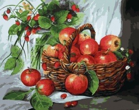 Картина по номерам Paintboy GX 4975 Яблоки и земляника 40x50 см