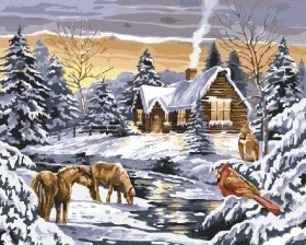 Картина по номерам Paintboy GX 7417 На закате дня 40x50 см