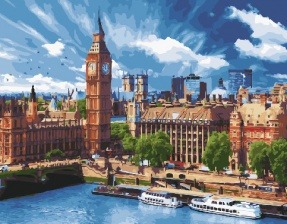Картина по номерам Paintboy GX 30493 Виды Лондона 40x50 см