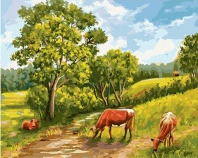 Картина по номерам Paintboy GX 26462 Пастбище 40x50 см