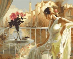 Картина по номерам Paintboy GX 8662 Нежность женщины 40x50 см