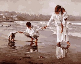 Картина по номерам Paintboy GX 3556 Семья 40x50 см