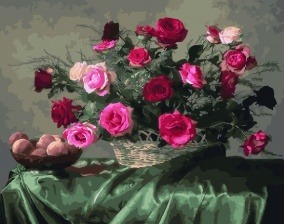 Картина по номерам Paintboy GX 27383 Свежие розы 40x50 см