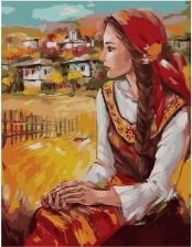 Картина по номерам Paintboy GX 37324 Старорусская красавица 40х50 см