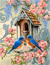 Картина по номерам Paintboy GX 21728 У скворечника 40x50 см