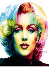 Картина по номерам Paintboy GX 26621 Портрет Мэрилин Монро 40x50 см