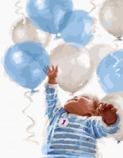 Картина по номерам Paintboy PK 45050 Первые шары 40х50 см