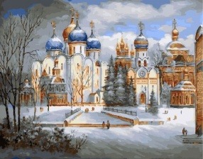 Картина по номерам Paintboy GX 27732 Троице-Сергиева Лавра 40x50 см