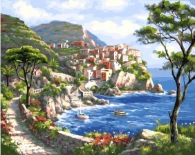 Картина по номерам Paintboy GX 23164 Солнечная бухта 40x50 см