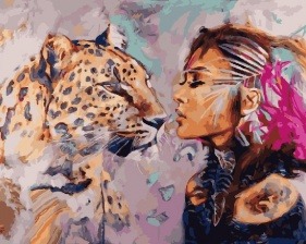 Картина по номерам Paintboy GX 26510 Душа кошки 40x50 см
