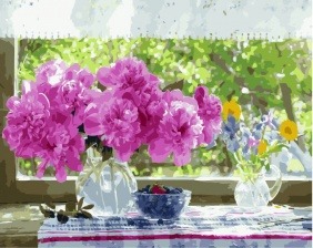 Картина по номерам Paintboy GX 33258 Летнее ароматное утро 40x50 см