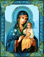 Картина по номерам Paintboy GX 8411 Икона Божией Матери 40x50 см