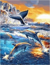 Картина по номерам Paintboy GX 33232 Морские обитатели 40х50 см