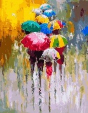 Картина по номерам Paintboy PK 18062 (GX 26704) Дождливая погода 40x50 см