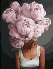 Картина по номерам Paintboy GX 38445  Девушка-цветок. Уверенность в себе (Джадд Эми) 40х50 см