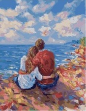 Картина по номерам Paintboy PK 41069 Наслаждение морем 40x50 см