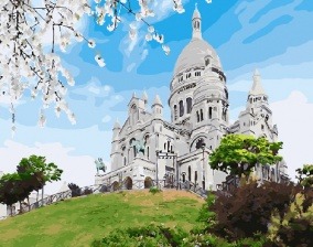 Картина по номерам Paintboy GX 29746 Весенние купола 40x50 см