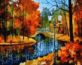 Картина по номерам Paintboy GX 9045 Осень на всех берегах 40x50 см
