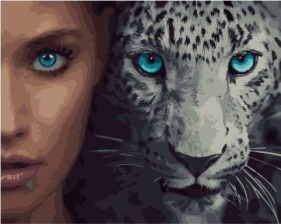Картина по номерам Paintboy GX 35093 Два взгляда 40х50 см