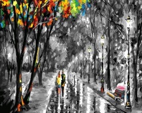 Картина по номерам Paintboy GX 27375 Вечерняя прогулка 40x50 см