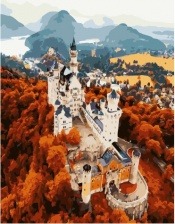 Картина по номерам Paintboy PK 48021 Осенний замок 40x50 см