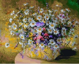 Картина по номерам Paintboy GX 24644 Букет ромашек 40x50 см
