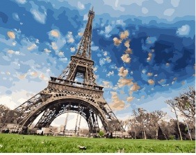 Картина по номерам Paintboy GX 29440 Небо Парижа 40x50 см