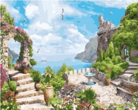 Картина по номерам Paintboy PK 41035 Райское место в Крыму 40x50 см
