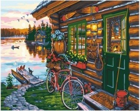 Картина по номерам Paintboy GX 36502 Рыбацкое поместье 40х50 см