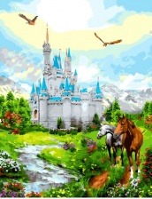 Картина по номерам Paintboy GX 27385 Белый замок 40х50 см