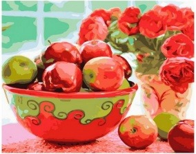 Картина по номерам Paintboy PK 68030 Яблочный урожай 40х50 см