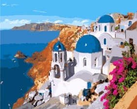 Картина по номерам Paintboy PK 35004 Греческий храм 40x50 см