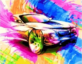 Картина по номерам Paintboy GX 28116 Скорость 40x50 см