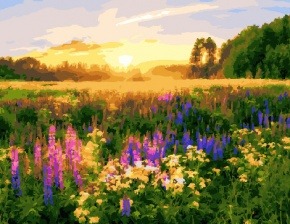 Картина по номерам Paintboy GX 29832 Капелька лета 40x50 см