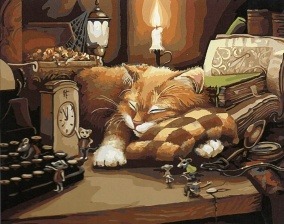 Картина по номерам Paintboy GX 22065 Пока ты спишь 40x50 см