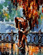 Картина по номерам Paintboy GX 7863 Страстный поцелуй 40x50 см