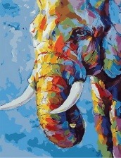 Картина по номерам Paintboy PK 33006 Абстрактный слон 40x50 см