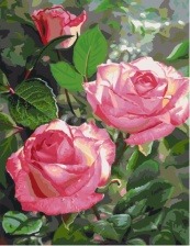 Картина по номерам Paintboy GX 3081 Утренние розы 40х50 см