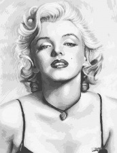 Картина по номерам Paintboy GX 21851 Мэрилин Монро 40x50 см