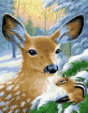 Картина по номерам Paintboy GX 31074 Новое знакомство 40x50 см