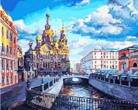 Картина по номерам Paintboy GX 3264 Любимый Петербург 40x50 см