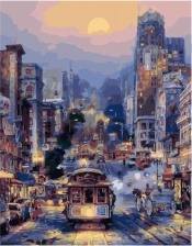Картина по номерам Paintboy PK 49013 Трамвайные пути 40x50 см