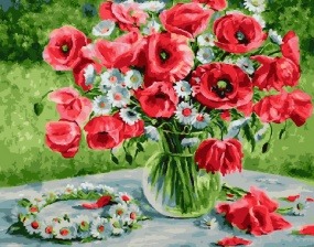 Картина по номерам Paintboy GX 30137 Маковое великолепие 40x50 см