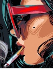 Картина по номерам Paintboy PK 30017 Смоки вуман 40x50 см