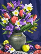 Картина по номерам Paintboy GX 30556 Весенний натюрморт 40x50 см